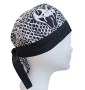 Bandana Piratentuch Sonnenschutz Tuch Bikertuch Schlange schwarz weiss